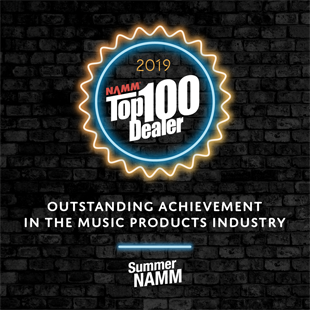 Backstage Music Named 2019 NAMM Top 100 Dealer