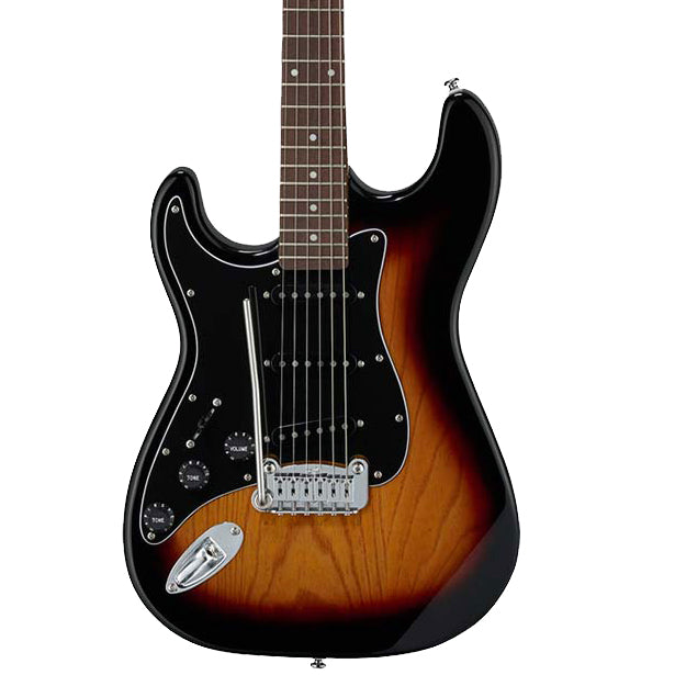 G&L Tribute Legacy, 3-Tone Sunburst, Left Hand – Backstage Music