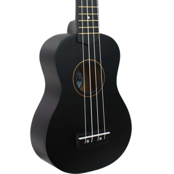 Amahi Dark Night Black Soprano Ukulele