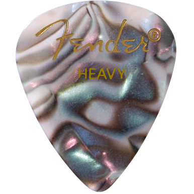 Fender 351 Heavy Abalone Pick Pack (12 Pack)