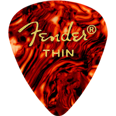 Fender 351 Shell Thin Pick Pack (12 Pack)