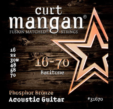 Curt Mangan Baritone Acoustic Guitar Strings