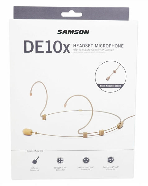 Samson Dual Earloop Headset Microphone DE10x