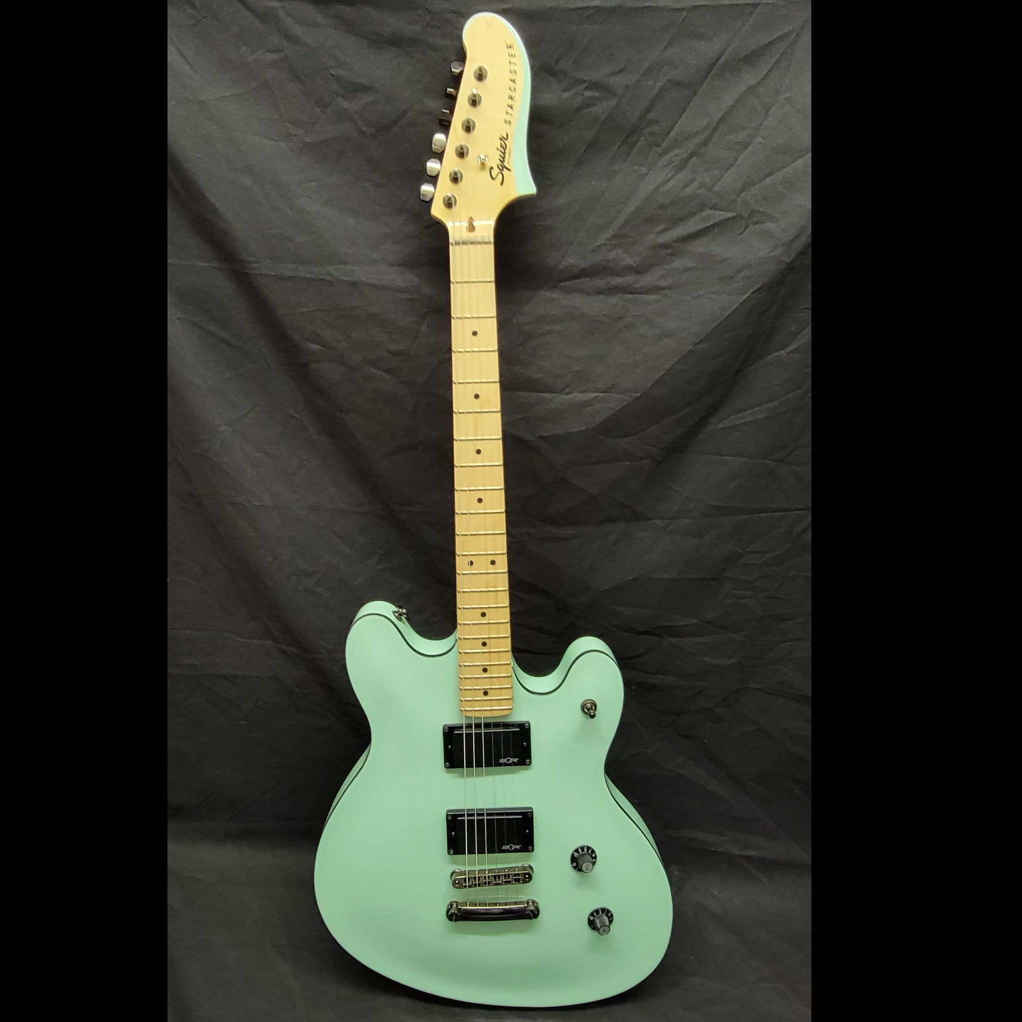Squier Contemporary Active Starcaster Electric Guitar, Surf Pearl, Maple Fingerboard