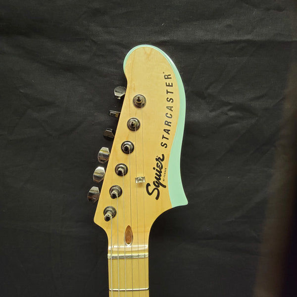 Squier Contemporary Active Starcaster Electric Guitar, Surf Pearl, Maple Fingerboard