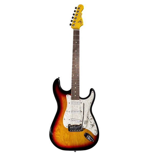 G&L Tribute Legacy, 3 Tone Sunburst, Right Handed