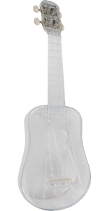 Amahi Crystal Clear Ukulele, With Amahi Carry Bag