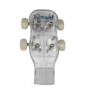 Amahi Crystal Clear Ukulele, With Amahi Carry Bag