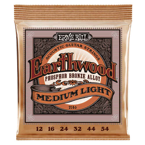 Earthwood Phosphor Bronze Medium Light 12-54