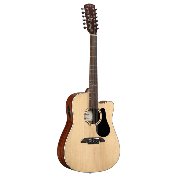 Alvarez AD60CE 12 String, Natural Top, Solid A+ Sitka Spruce Top