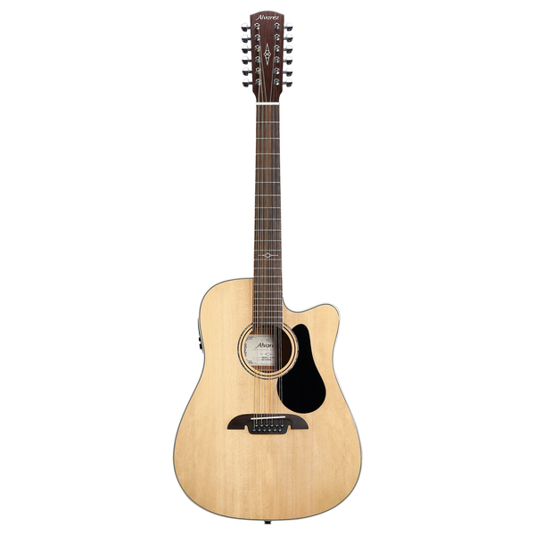 Alvarez AD60CE 12 String, Natural Top, Solid A+ Sitka Spruce Top
