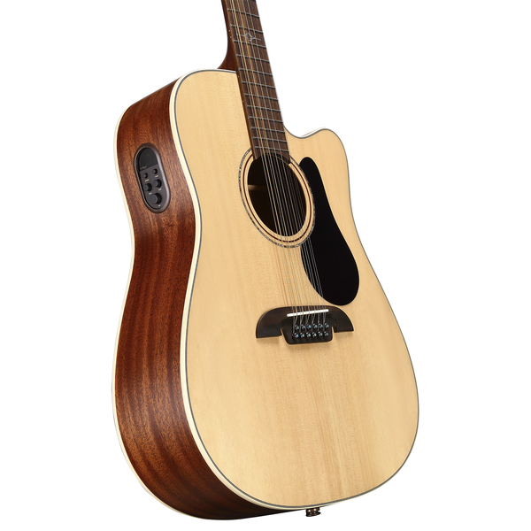Alvarez AD60CE 12 String, Natural Top, Solid A+ Sitka Spruce Top
