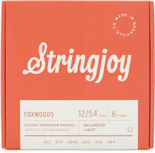 Stringjoy Foxwoods Coated Phosphor Bronze Acoustic Guitar Strings Light Gauge (12-54)