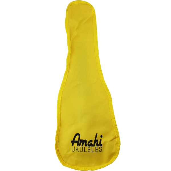 Amahi Neon Yellow Soprano Ukulele With Bag