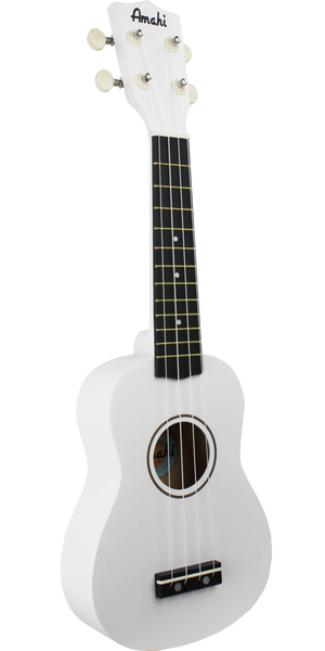 Amahi White Soprano Ukulele