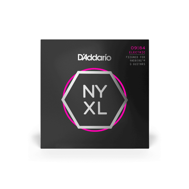 D'Addario NYXL Electric Guitar Strings 09-84 Custom Light 8-String For Strandberg Guitars