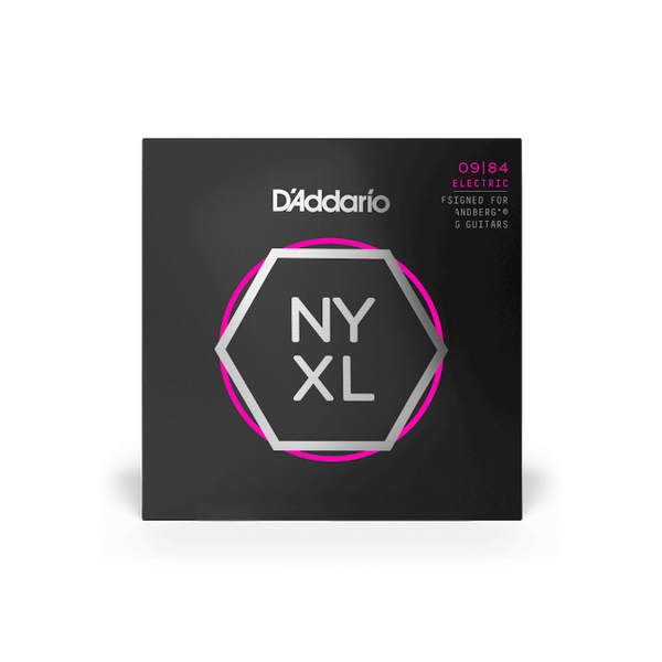 D'Addario NYXL Electric Guitar Strings 09-84 Custom Light 8-String For Strandberg Guitars