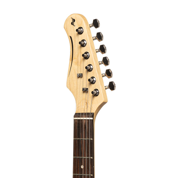 Stagg SES-30 Solid Body "Strat Style" Electric, Black, Left Handed