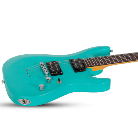 Schecter C-6 Deluxe In Satin Aqua