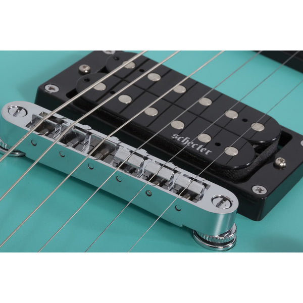 Schecter C-6 Deluxe In Satin Aqua