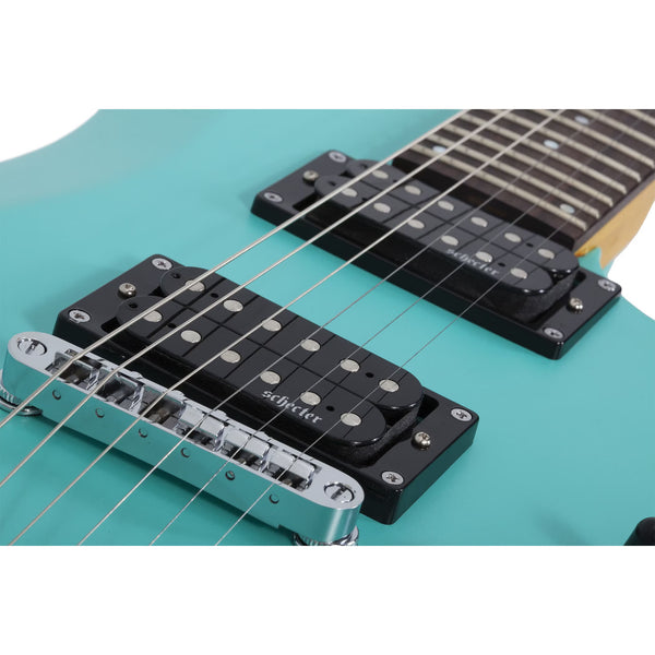 Schecter C-6 Deluxe In Satin Aqua