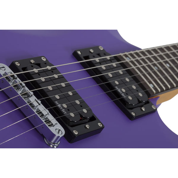 Schecter C-6 Deluxe In Satin Purple