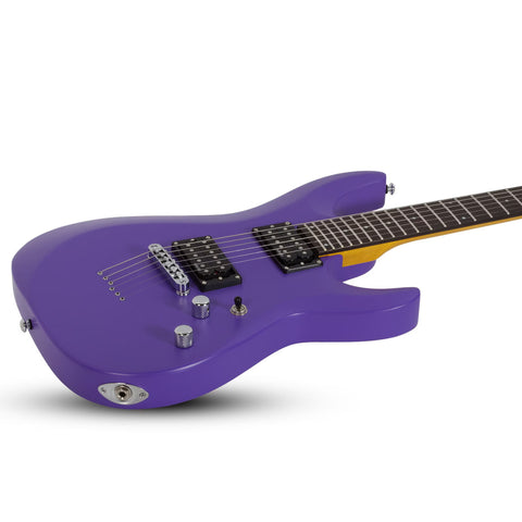 Schecter C-6 Deluxe In Satin Purple