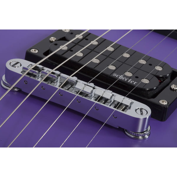Schecter C-6 Deluxe In Satin Purple