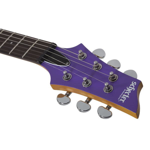 Schecter C-6 Deluxe In Satin Purple