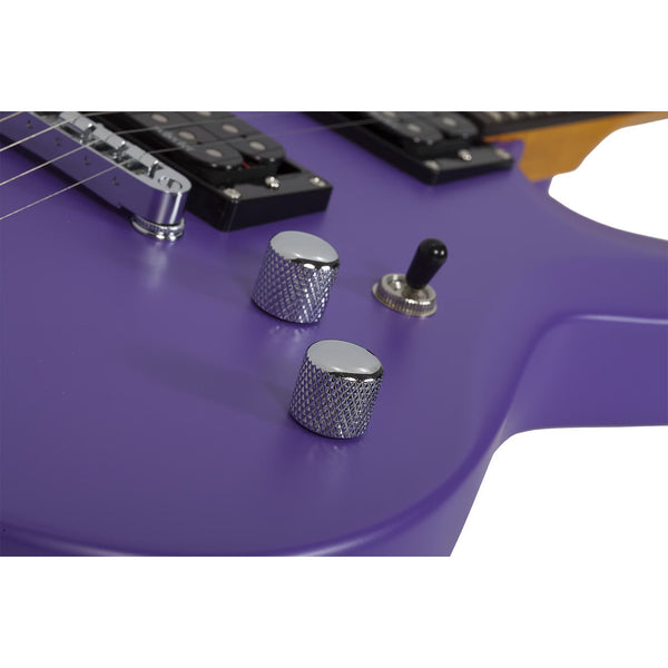 Schecter C-6 Deluxe In Satin Purple