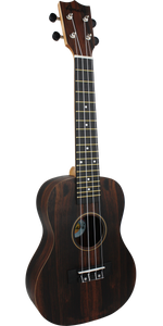 Amahi Heritage Ebony Concert Ukulele  With Bag