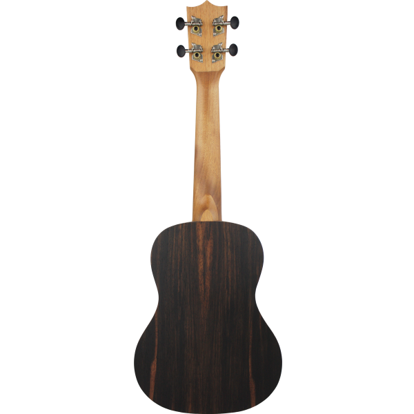 Amahi Heritage Ebony Concert Ukulele  With Bag