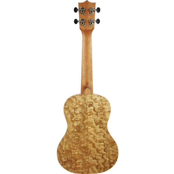 Amahi Heritage Quilted Ash Concert Ukulele With Bag