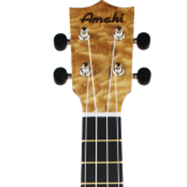 Amahi Heritage Quilted Ash Concert Ukulele With Bag