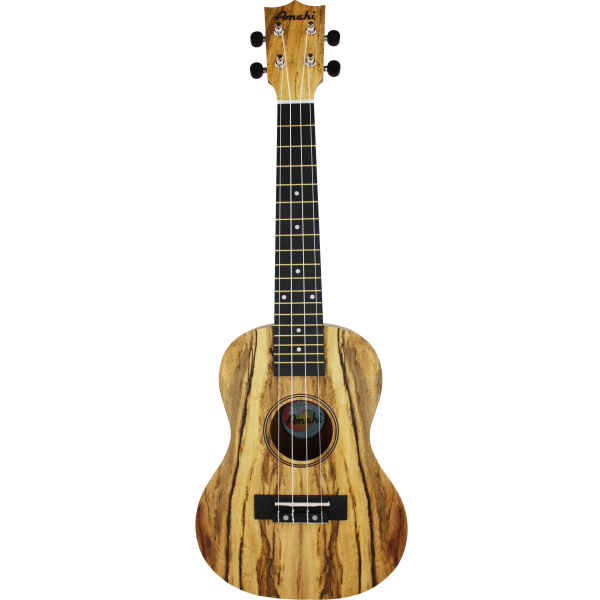 Amahi Heritage Spalted Maple Concert Ukulele With Bag