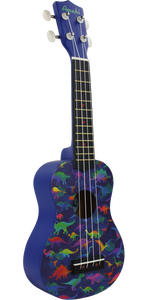 Amahi Dinosaur Soprano Ukulele With Carry Bag