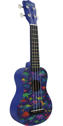 Amahi Dinosaur Soprano Ukulele With Carry Bag