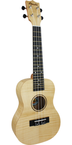 Amahi Heritage Flamed Maple Concert Ukulele With Bag