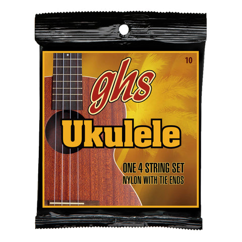 GHS Ukulele, Standard, White Nylon String Set
