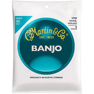 Martin Vega Nickel Light 9-20 Banjo Strings