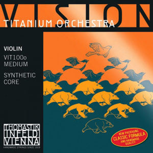Violin, Vision Titanium Solo Medium 4/4 Set