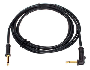 D'Addario Silent Cable, Right Angle Plug, 10'