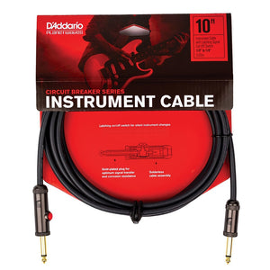 D'Addario Silent Cable, Straight Plugs, 10'