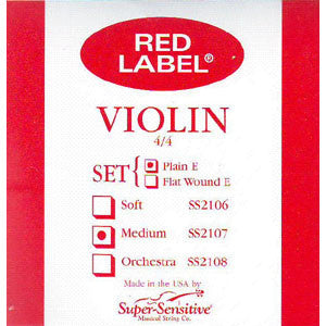 Violin, Red Label 4/4 Set