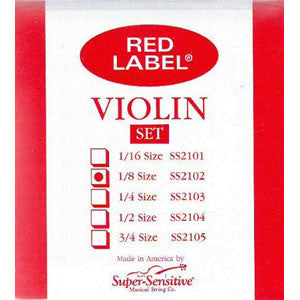 Violin, Red Label  1/8 Set