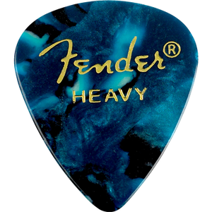 Fender 351 Heavy Celluloid Ocean Turquoise Pick Pack (12 Pack)