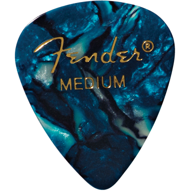 Fender 351 Medium Ocean Turquoise Pick Pack (12 Pack)