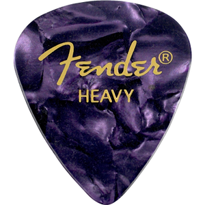 Fender 351 Heavy Celluloid Purple Moto Pick Pack (12 Pack)
