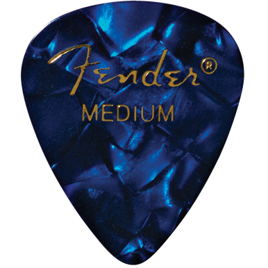 Fender 351 Blue Moto Pick Pack (12 Pack)