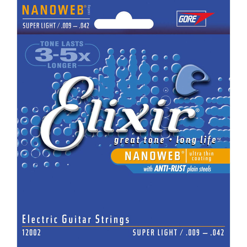 Elixir Electric Guitar Strings Super Light 9-42